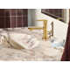 Greenfield One-Handle High Arc Bathroom Faucet With Push-Down Drain