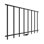 Catalyst 19.5 in. x 35 in. Black Aluminum Puppy Picket Add-on Kit