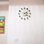 Horloge murale en bois Mid Mid Century
