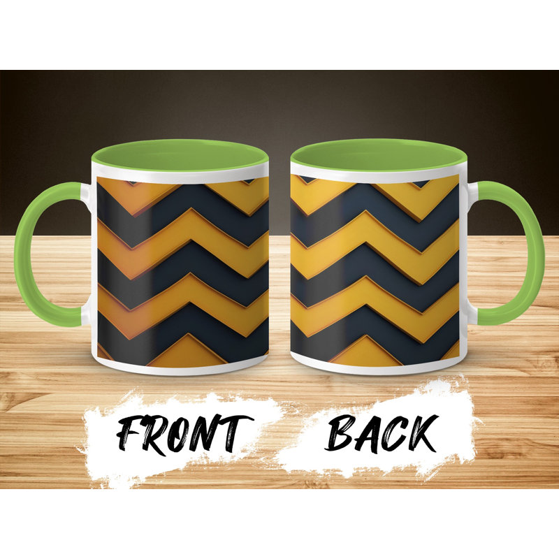 Ceramic Coffee Mug, Light Green
