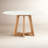 Oleta Oak Round Marble Top Dining Table-102710693