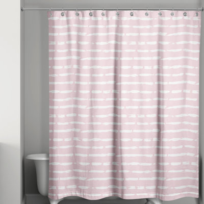  Rideau de douche rayé simple