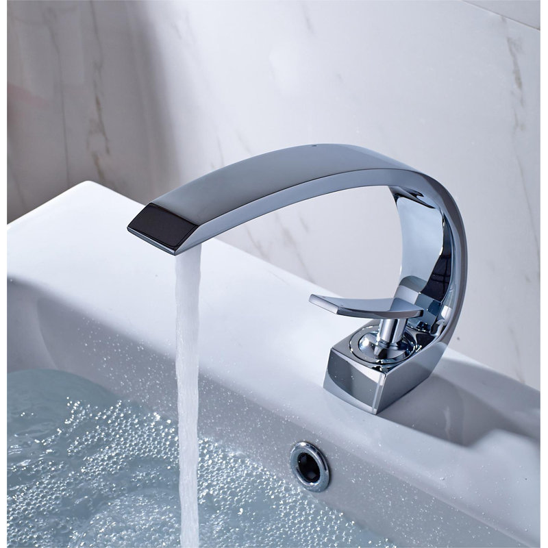 Mounting / Installation Required Single-handle Bathroom Faucet, Chrome