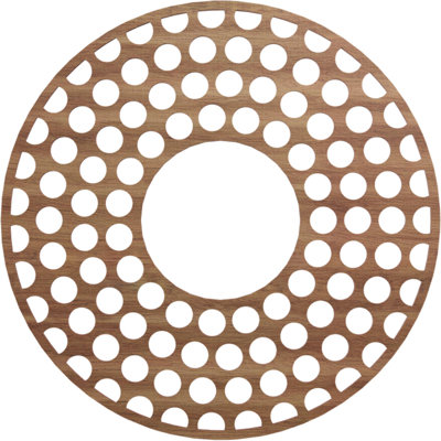 Médaillon de plafond en bois Fink
