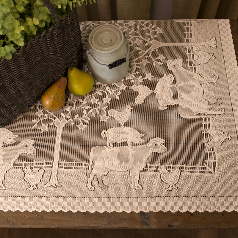 Chad Geometric Table Topper, Natural