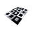 RugGuy Geometric Modern Area Rug - Black & White Squares - for Living Room, Dining Room - 5'3" x 7'3" , Shed-Free, Easy to Clean-407816461