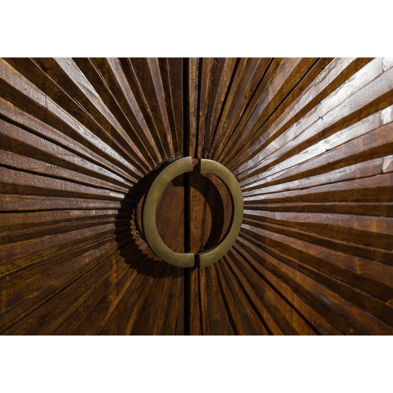 201 Cm Wide Mango Solid Wood Sideboard