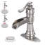 Robinet pour salle de bain à poignée simple avec drain-91161072