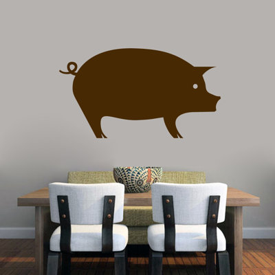 Décalcomanie murale porc