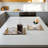 Elegant Glass Serving Trays With Modern Handles - Decorative And Functional Tabletop Display - Stylish And Versatile Accent Set Of 2-370699638