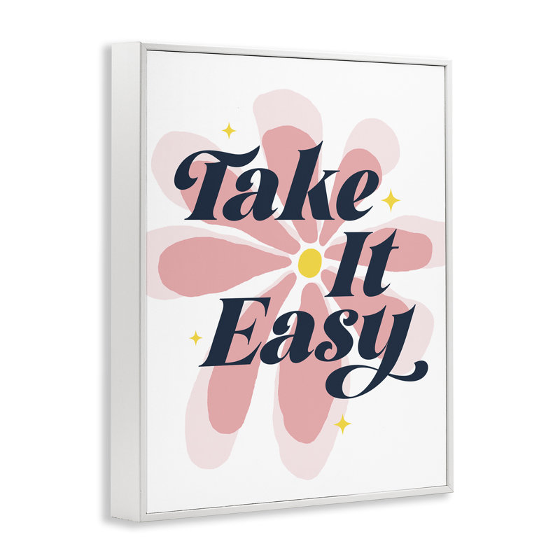 «Stupell Industries Groovy Take It Easy», estampe numérique par Ahmad Mêmeh Hussein, H 20 po x l 16 po