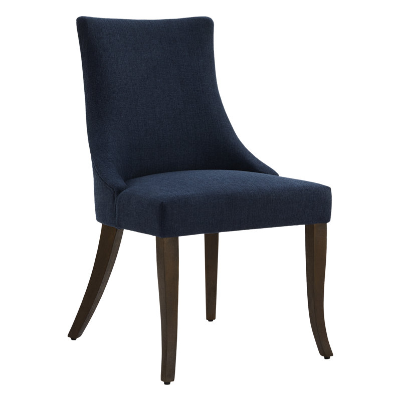 Chaises de salle à manger rembourrées Etna, Bleu Flannigan
