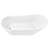 67" X 30" Freestanding Soaking Acrylic Bathtub