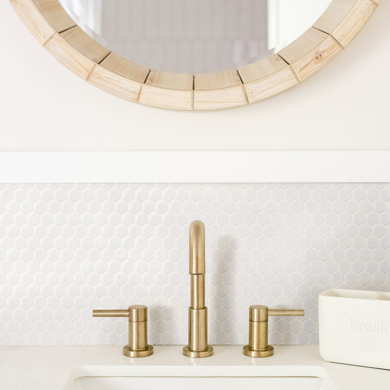 Gotham Porcelain Honeycomb Mosaic Wall & Floor Tile, White
