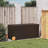 Water Resistant Acacia Poly Rattan Deck Box with Wheels-97884537