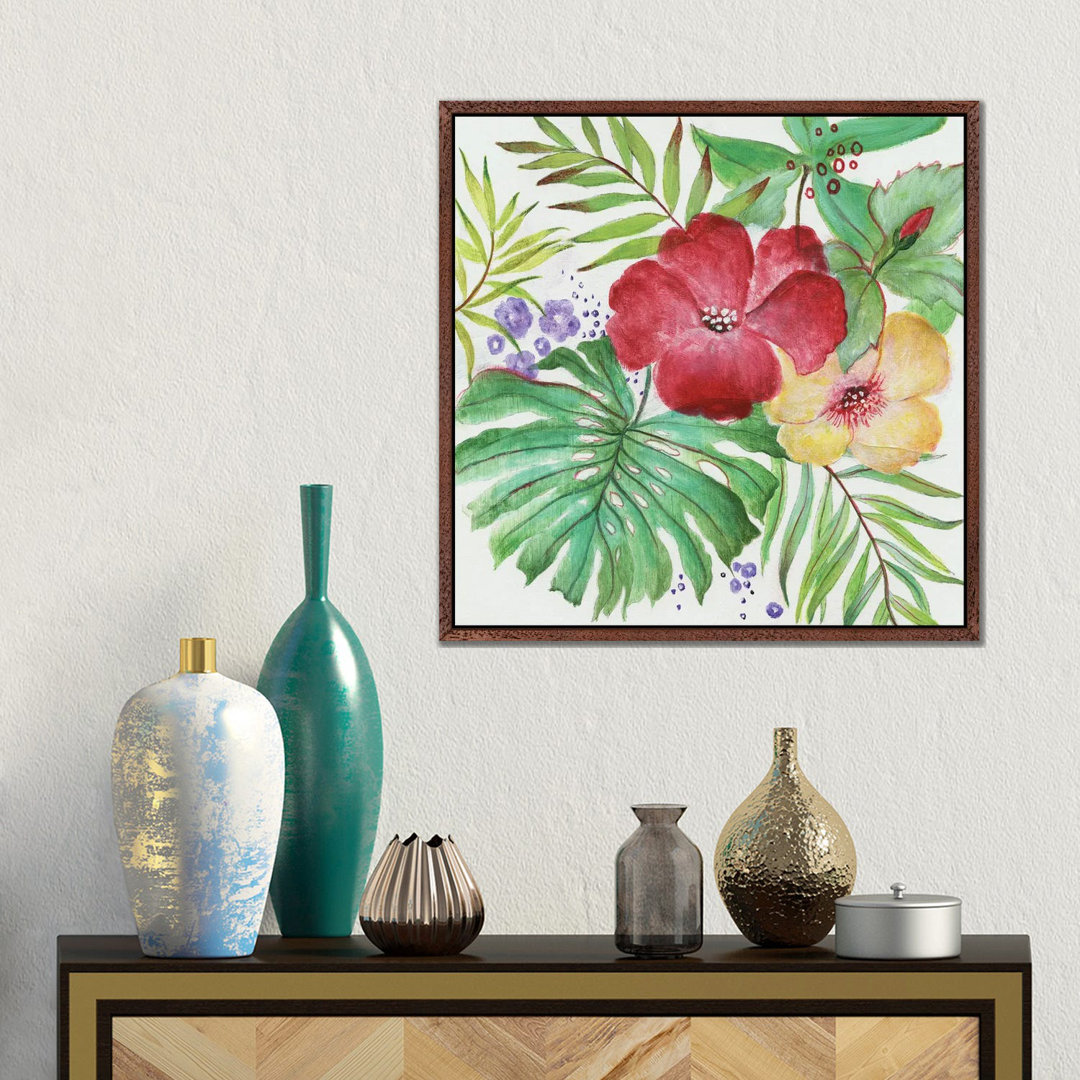 Tropical Blooms von Tava Studios - Galerie-verpackte Leinwand Giclée