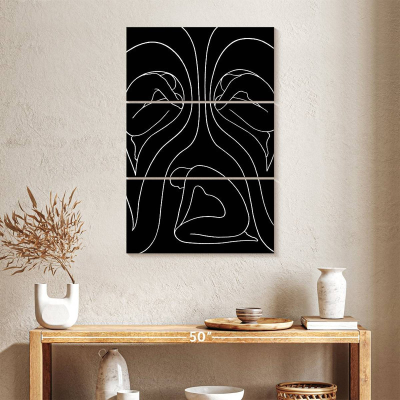Kerrick Linear Meditation, 38" H x 24" W