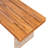 Outdoor 1Pcs Acacia Wood Bench,Teak Finish+ Brown Wicker-2107693266