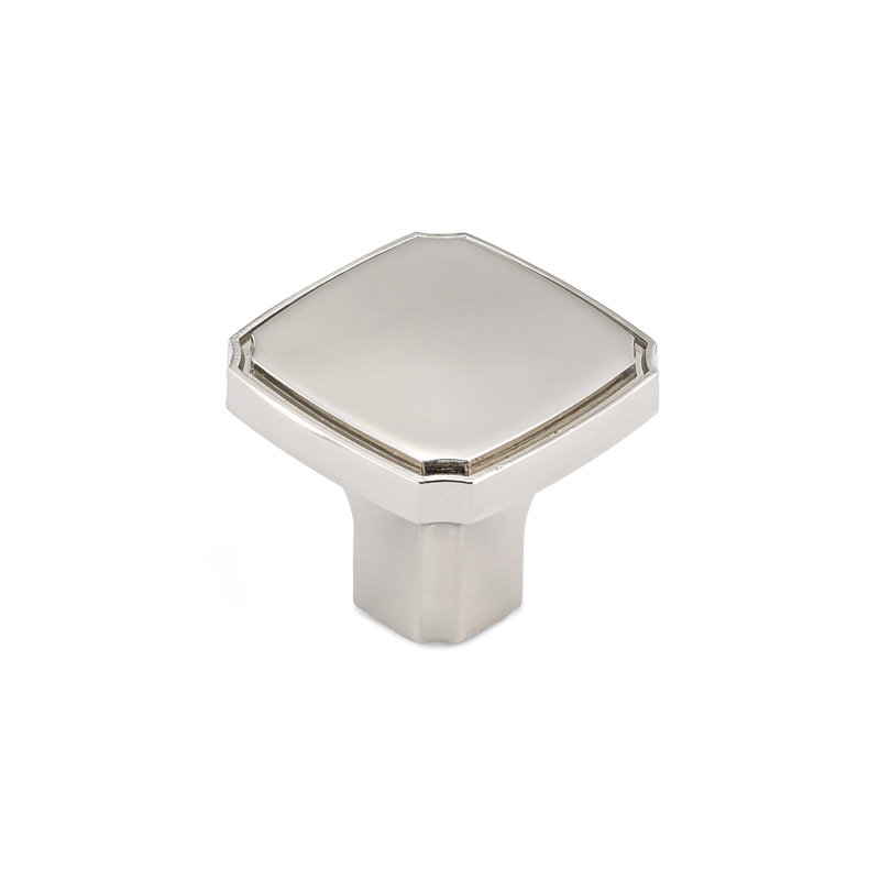 Expression Square Knob, Nickel