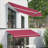 Manual Retractable Awning For Patio And Windows - Sturdy Aluminum Frame, Heat Reduction, Water-Resistant Fabric-121224987-121224988-121224990