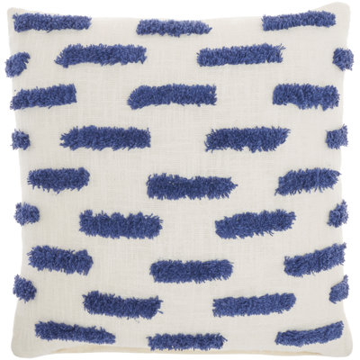  Life Styles Casual Tufted Square Cotton Pillow Cover & Insert