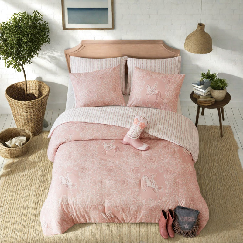 Striped and Paisley Comforter Set