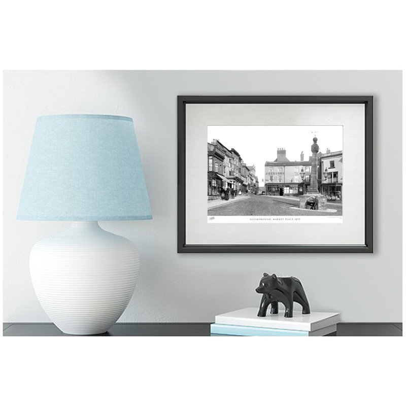 Guisborough, Market Place 1899 - Single Picture Frame Print, 45cm H x 60cm W x 2.3cm D