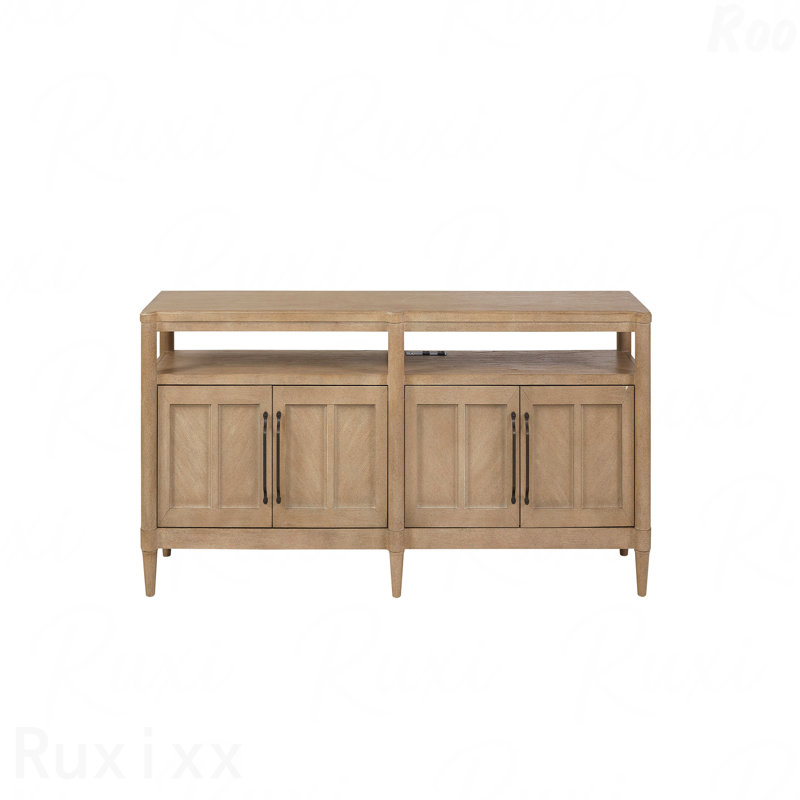 Console de divertissement 72 po, finition sable