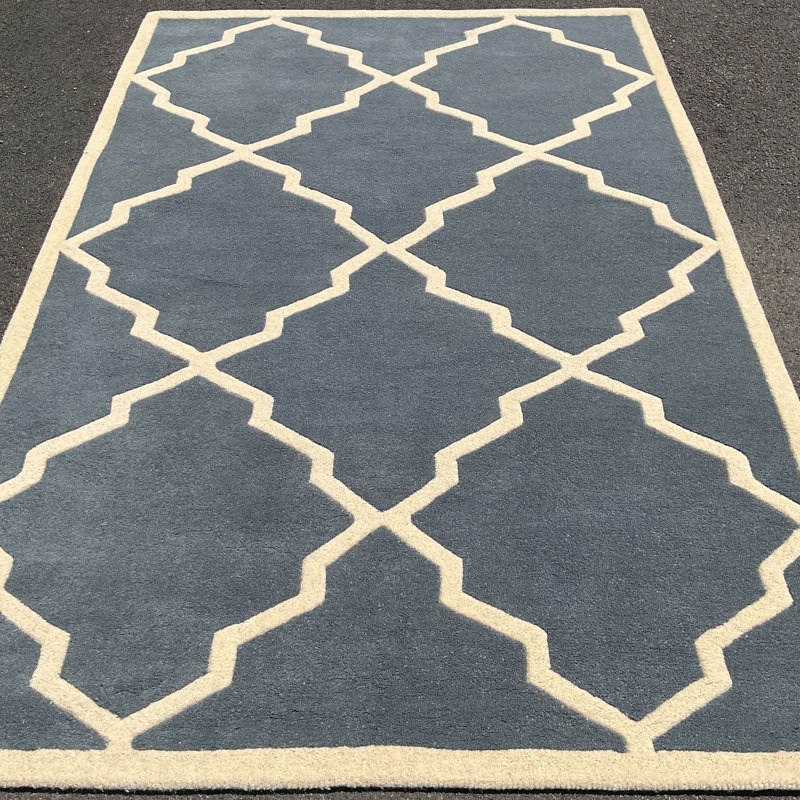 Wool Geometric Indoor Rug