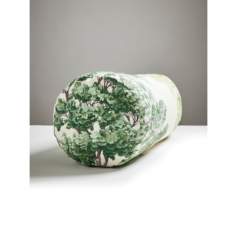 Woodland Estate Bolster Pillow Cover & Insert, Green