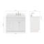 Meuble-lavabo simple 43 po Hamlet-70315883