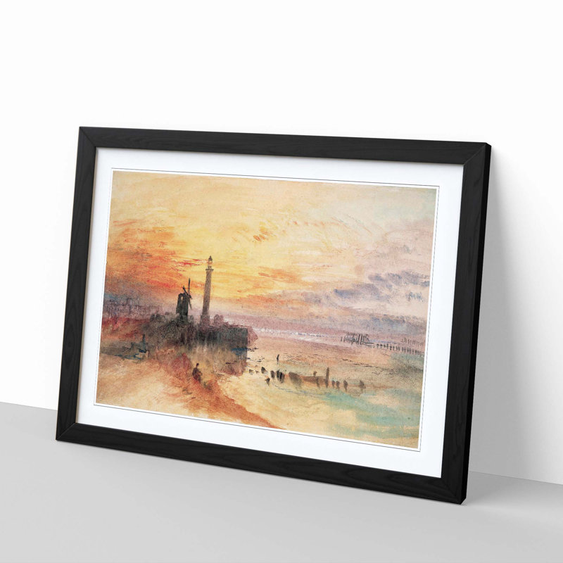 J.M.W. Turner - Single Picture Frame Painting, Black