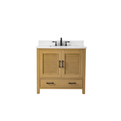 Estate 36'' Single Bathroom Vanity with Quartz Top