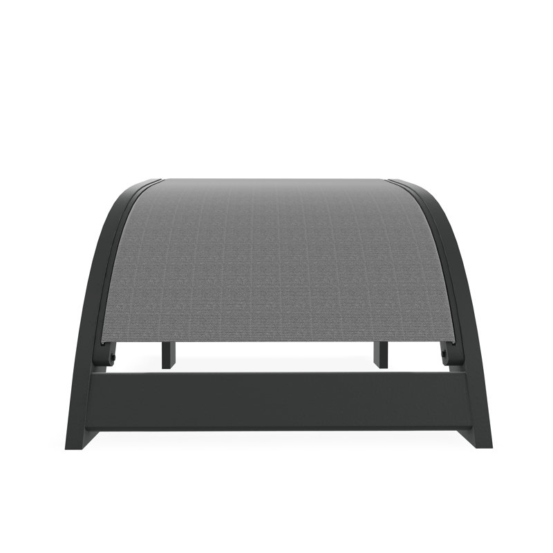Repose-pieds Adirondack en polymère de qualité marine, Graphite, Titane Sunbrella®