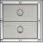 Table de chevet CHLOE GEMSTONE SILVER avec une fabrication durable et un design élégant, parfait pour les intérieurs modernes