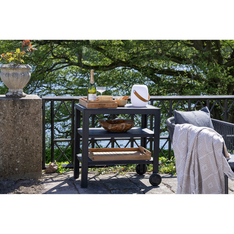 Bellamay Nonwood (PE), Aluminum Bar Cart