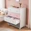 Liston 4 Drawer Chest with Custom Green and Pink Panel Design