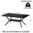 63 Inch Rectangle Round Corner Dining Table With Storage Shelf For 4-6-967999731