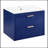 24" floating wall mounted bathroom vanity with white ceramic sink and drawer storage-14164204