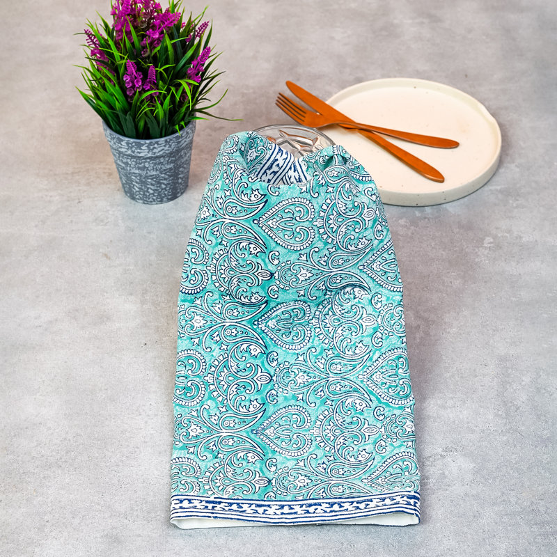 Ensemble de 4 serviettes de table en coton Marcee