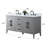 Chambery 60" Double Sink Bathroom Vanity with Engineered Marble Top-94811327-94811326