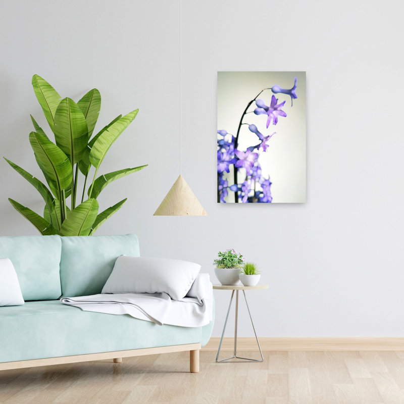 Contemporary Art Dreamy Elegant Hyacinth Nature Flower Wall Art by Angelo Cerantola - Wrapped Canvas Print