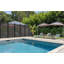 70 in. H x 35 in. W x 0.4 in. D Composite Decorative Privacy Screen Panel w/ C-Channel Kit