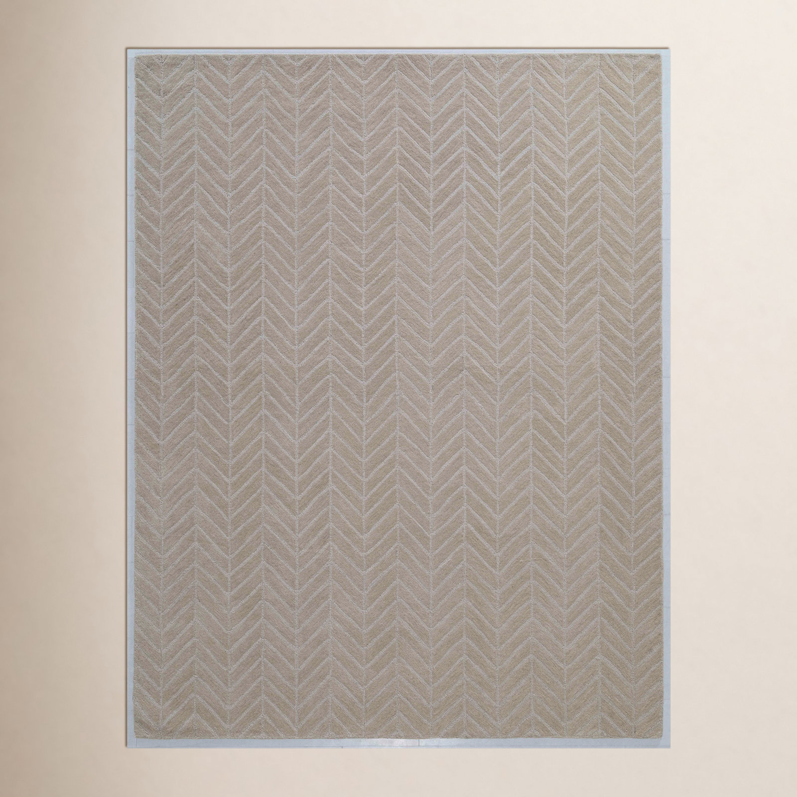 Aldin Hand-Tufted Chevron Rug, Rectangle 5' x 8'