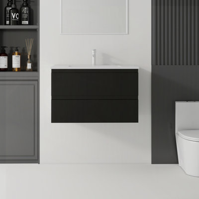 Meuble-lavabo flottant 30 po avec lavabo