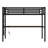 Twin XL Metal Loft Bed with Power Outlet and LED Light, Space-Saving, Noise-Reduced, Black