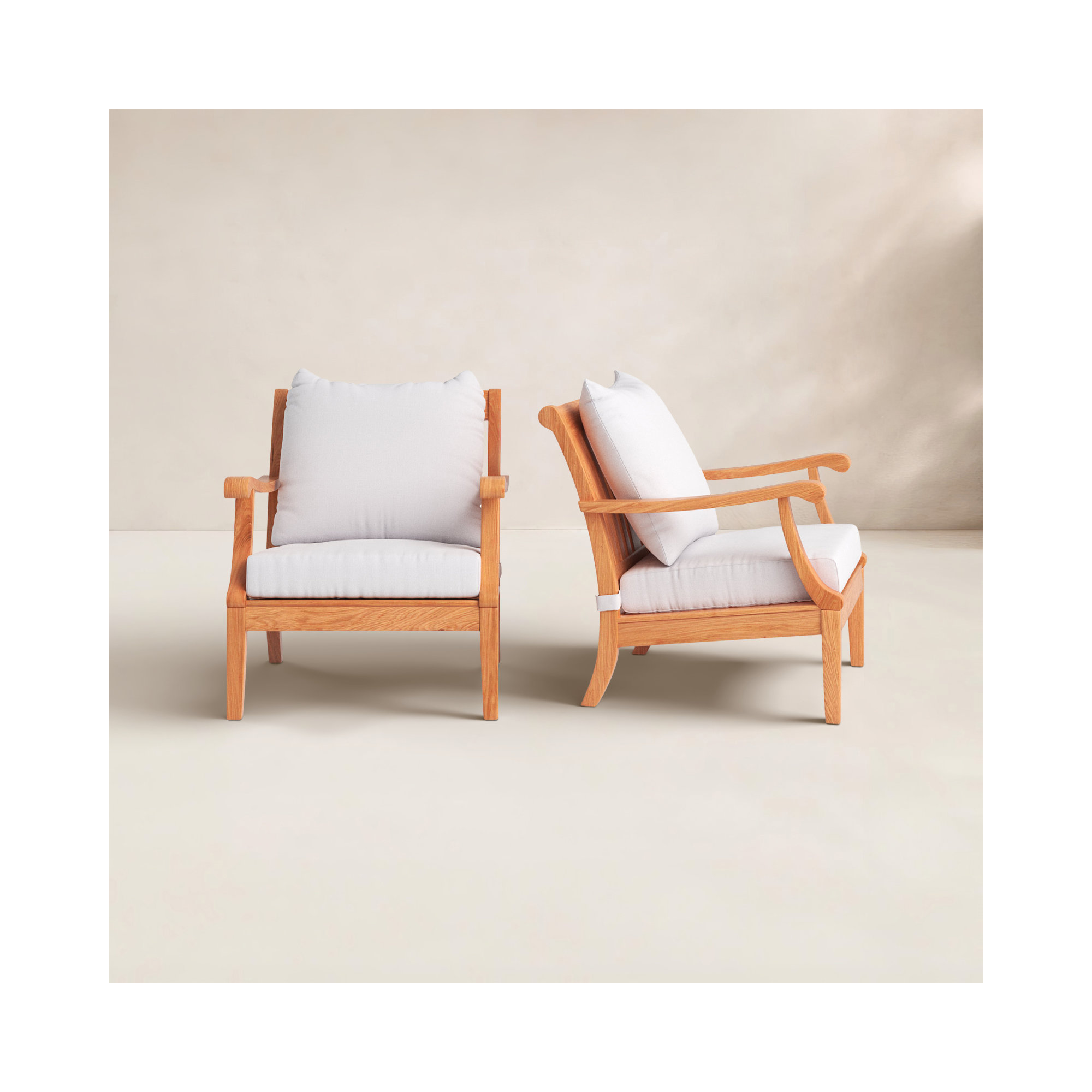 Arizona Teak Patio Chair with Cushions