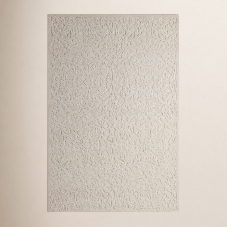 Naomi Handmade Wool Ivory Rug