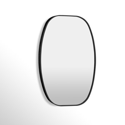 Metal Oval Wall Mirror