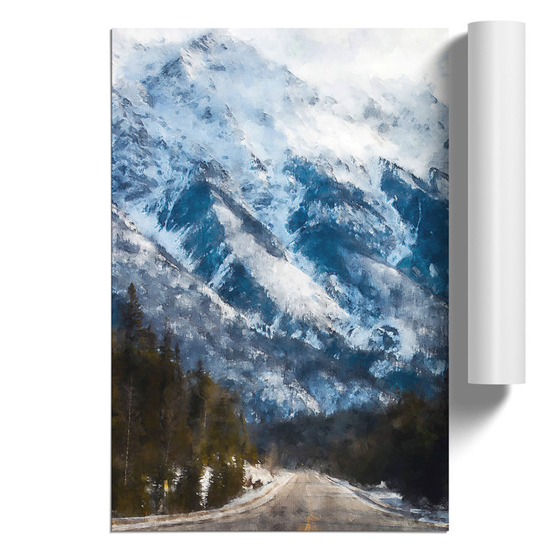 The Canadian Rockies - No Frame Print, 59cm H x 42cm W x 0.1cm D